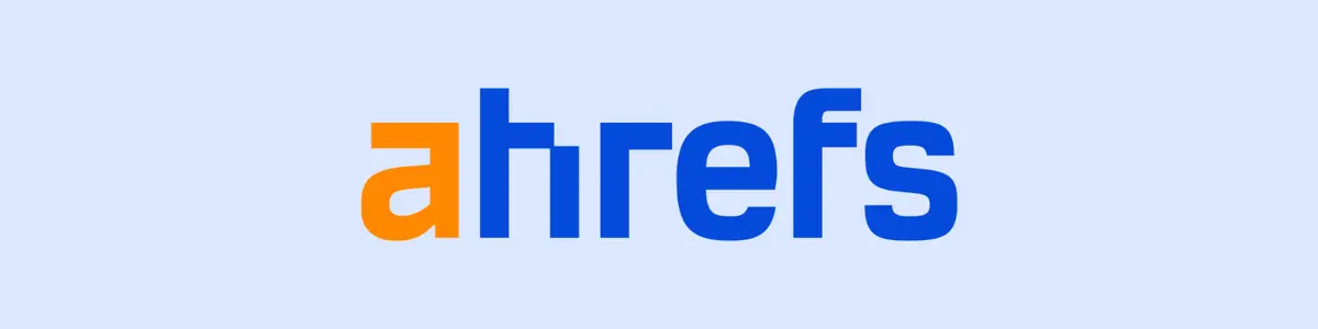 Bannière logo Ahrefs