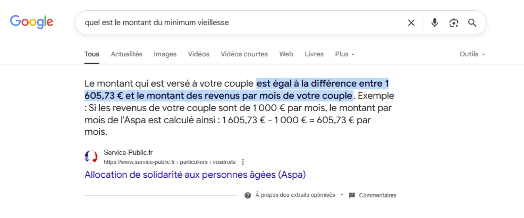 Position 0 sous format paragraphe enrichi