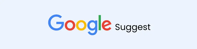 Bannière logo Google Suggest