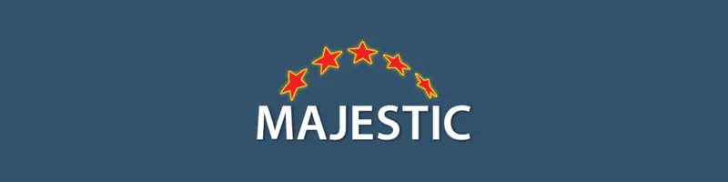 Bannière logo Majestic