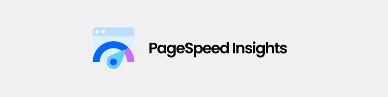 Bannière logo Pagespeed Insights