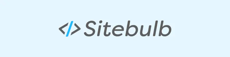 Bannière logo Sitebulb