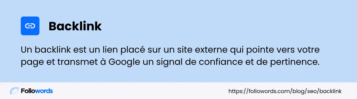 Backlink SEO Définition