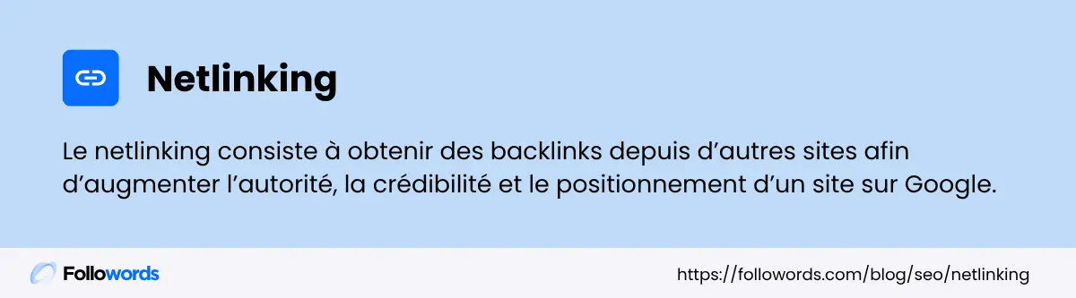 Netlinking définition